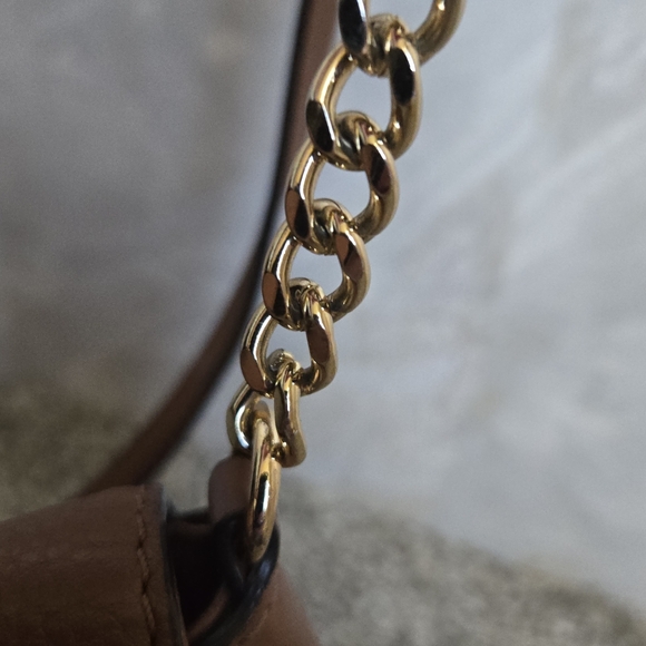 Michael Kors Brown Pebbled Leather Crossbody Bag - Picture 5 of 8